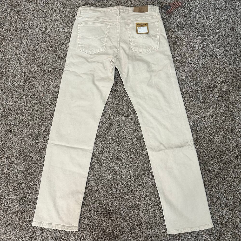 BILLS KHAKIS Men's 5-Pkt Classic Fit Bullard Twill Size 34 In Bone - Picture 3 of 11